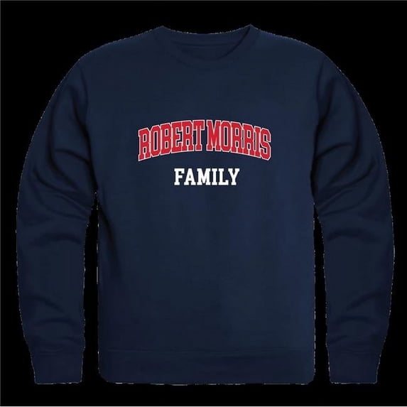 Robert Morris University Colonials Family Crewneck Sweatshirt, Navy - Extra Large
