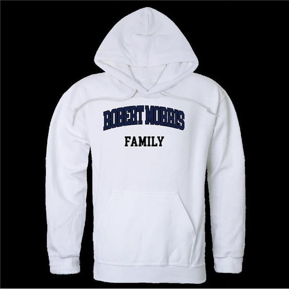 Robert Morris University Colonials Family Hoodie, White - Extra Large