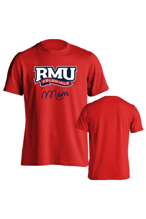 Robert Morris University Colonials Mom Proud Parent Short Sleeve T-Shirt
