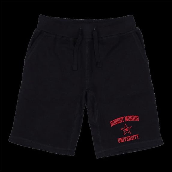 Robert Morris University Colonials Seal Shorts, Black - Small