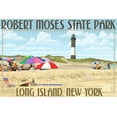 thumbnail image 1 of Robert Moses State Park, Long Island, New York (16x24 Giclee Gallery Art Print, Vivid Textured Wall Decor), 1 of 3