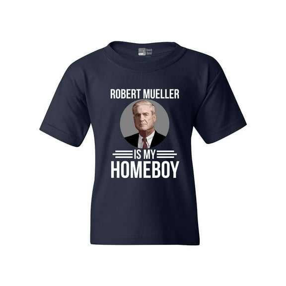 Robert Mueller Is My Homeboy USA Support Political DT Youth Kids T-Shirt Tee