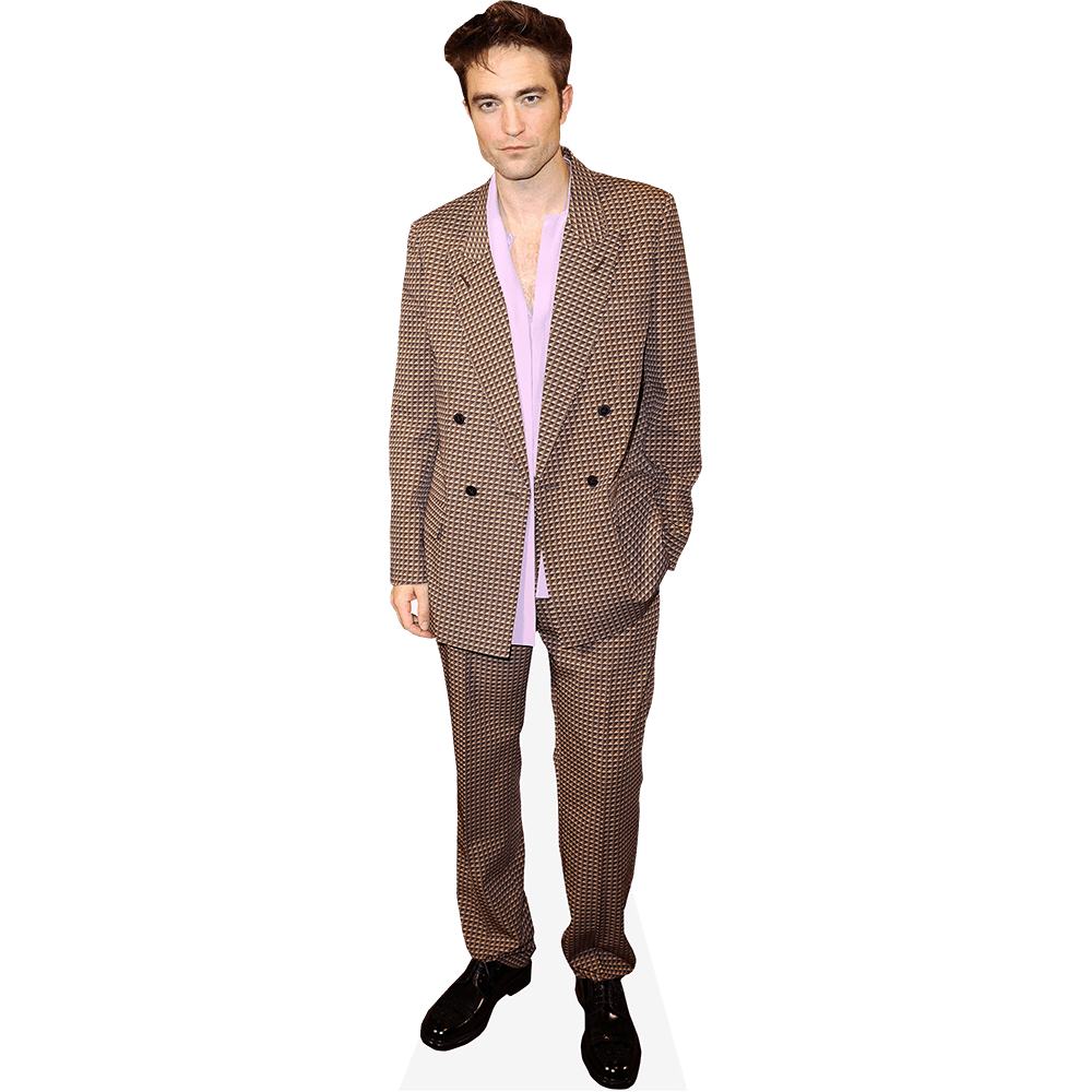Robert Pattinson (Brown Suit) Lifesize Cardboard Cutout Standee