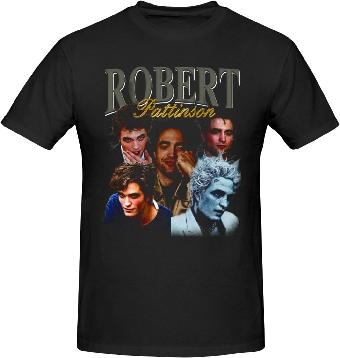 Robert Pattinson Man's T Shirt Summer O-Neck Short Sleeve Classic ...