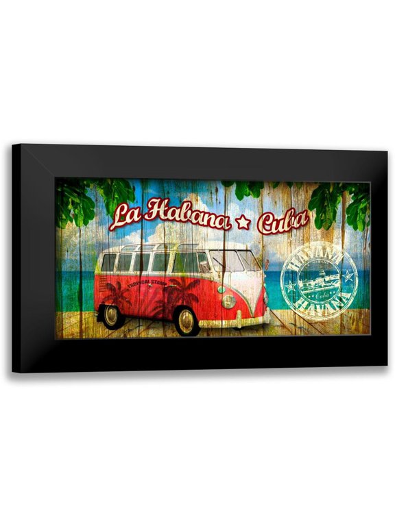 Robert, Paul 14x9 Black Modern Framed Museum Art Print Titled - Van Havana