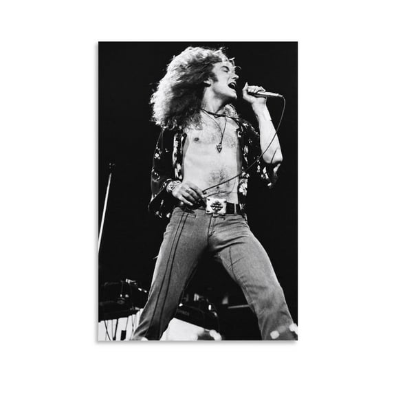 Robert_Plant Vintage Rock Art Canvas Poster Poster Canvas Picture Printing