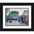 thumbnail image 1 of Robert Polhill Bevan 14x12 Black Ornate Wood Framed Double Matted Museum Art Print Titled: The Green House, St John's Wood (circa 1918), 1 of 5