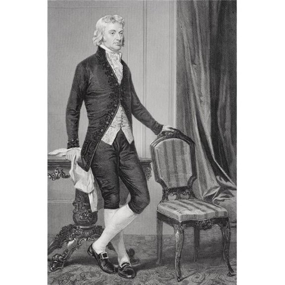 Robert R. Livingston 1746-1813 American Lawyer & Diplomat. Helped Draft The Declaration of Independence From Painting by Alonzo Chappel Poster Print - 11 x 17