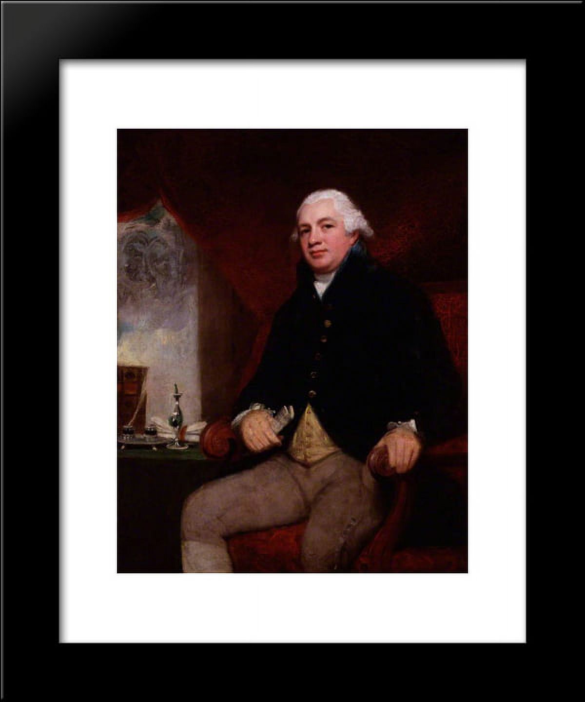 Robert Raikes 20x24 Framed Art Print by George Romney - Walmart.com