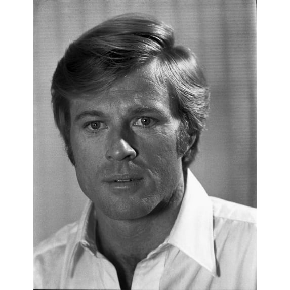 Robert Redford in White Collared Shirt Photo Print (8 x 10)