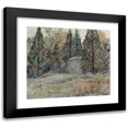 thumbnail image 1 of Robert Reid 17x15 Black Modern Framed Museum Art Print Titled - Red Cedars and Rocks, 1 of 5