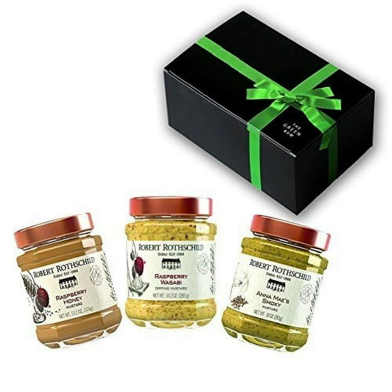 Robert Rothschild Farm Mustard Pack Raspberry Honey, Raspberry