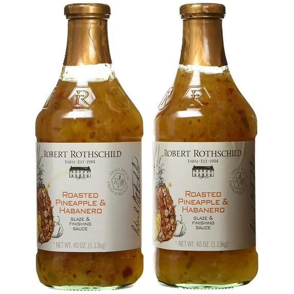 Robert Rothschild Farm Roasted Pineapple & Habanero Glaze & Finish Sauce 4 Pack