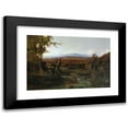thumbnail image 1 of Robert S. Duncanson 14x11 Black Modern Framed Museum Art Print Titled - Landscape with Shepherd (1852), 1 of 5