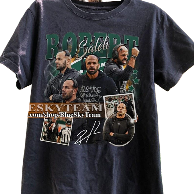 Robert Saleh Football Shirt, Todd BowleGame Day 90s Retro Graphic Shirt