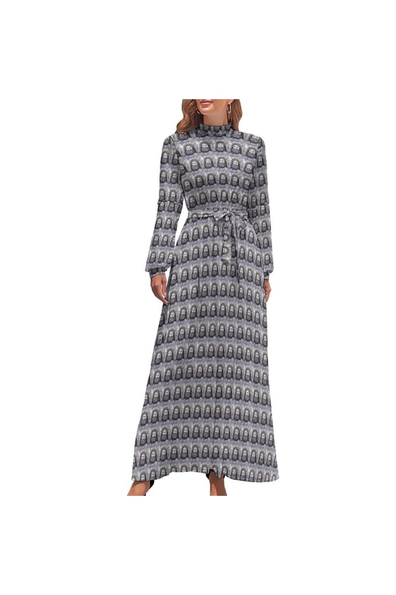 Robert Sapolsky Portrait Pencil Drawing Long Dress birthday dresses for women elegant women's sets Dress vintage Dance dresses
