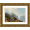 thumbnail image 1 of Robert Schultze 24x18 Gold Ornate Framed and Double Matted Museum Art Print Titled - Romsdalen Fjord, Norway, 1 of 4