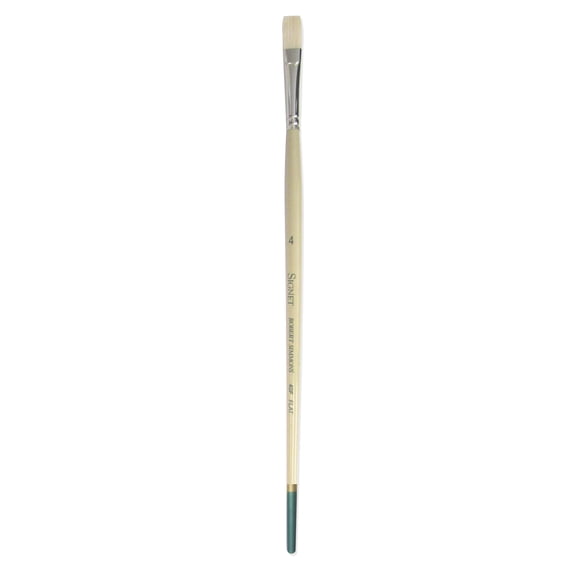 Robert Simmons Signet Brush, Long Handle, Flat, 4
