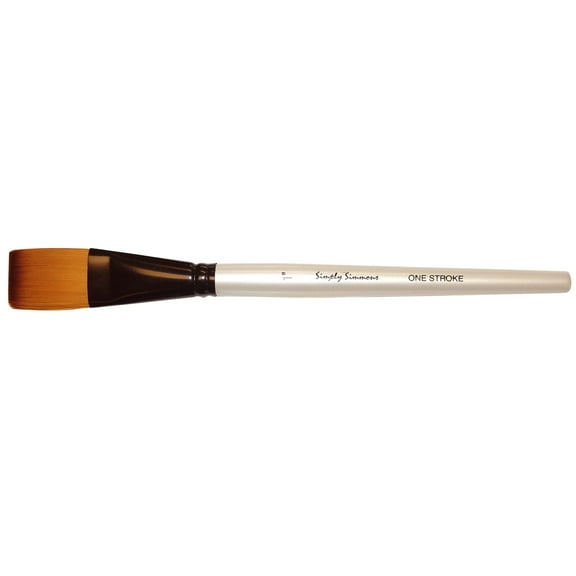 Robert Simmons Simply Simmons Short Handle Brush, Stroke, 1 in