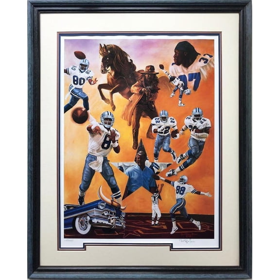 Robert Simon "Lone Star Legacy" Framed Hand Signed Litho Generic