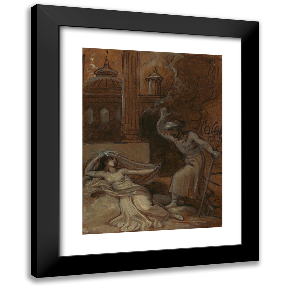 Smirk Print Robert Smirke 11x14 Black Modern Framed Museum Art Print Titled ...