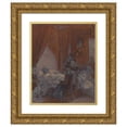 thumbnail image 1 of Robert Smirke 12x14 Gold Ornate Wood Frame and Double Matted Museum Art Print Titled - One from Illustrations to Shakespeare, 1 of 4