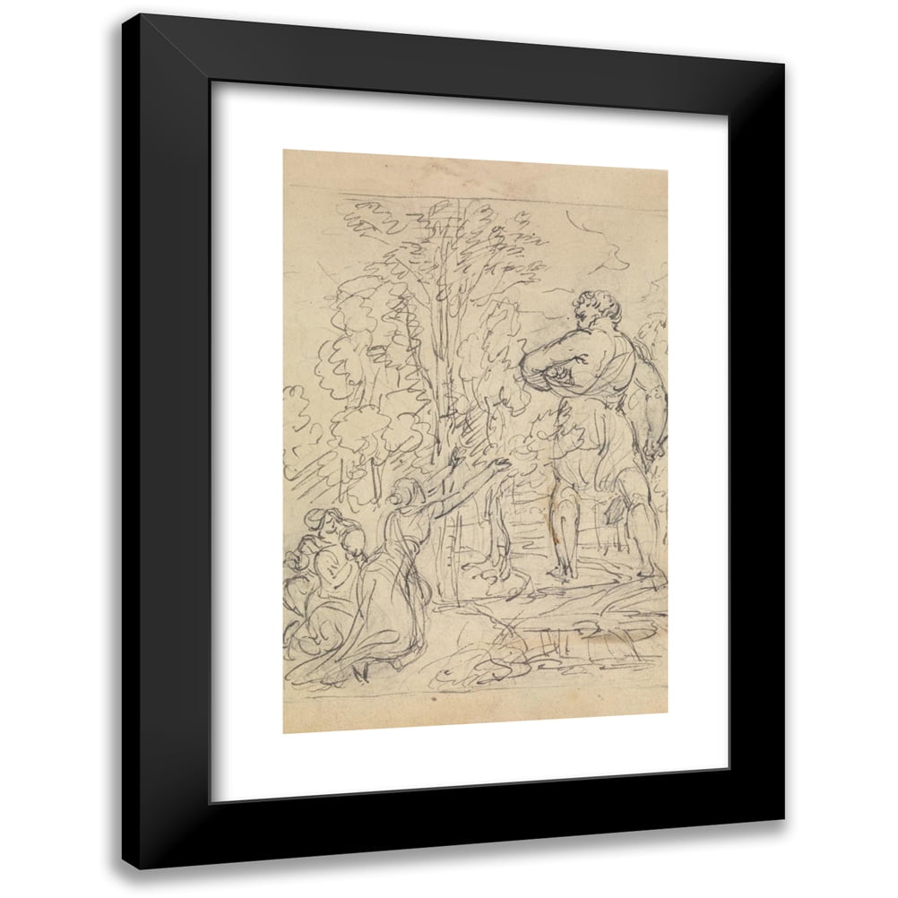 Smirk Print Robert Smirke 13x18 Black Modern Framed Museum Art Print Titled - Study ...