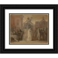 thumbnail image 1 of Robert Smirke 14x12 Black Ornate Wood Framed Double Matted Museum Art Print Titled: One from Illustrations to Shakespeare, 1 of 5