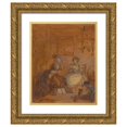 thumbnail image 1 of Robert Smirke 15x18 Gold Ornate Wood Frame and Double Matted Museum Art Print Titled - One from Illustrations to Shakespeare, 1 of 4