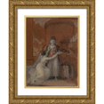 thumbnail image 1 of Robert Smirke 19x24 Gold Ornate Framed and Double Matted Museum Art Print Titled - One from Illustrations to Shakespeare, 1 of 4