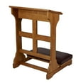 thumbnail image 1 of Christian Brands F4597 Oak - Cross Padded Kneeler, 1 of 2