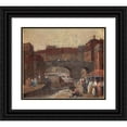 thumbnail image 1 of Robert Spencer 14x12 Black Ornate Wood Framed Double Matted Museum Art Print Titled: The Old City (circa 1924), 1 of 5
