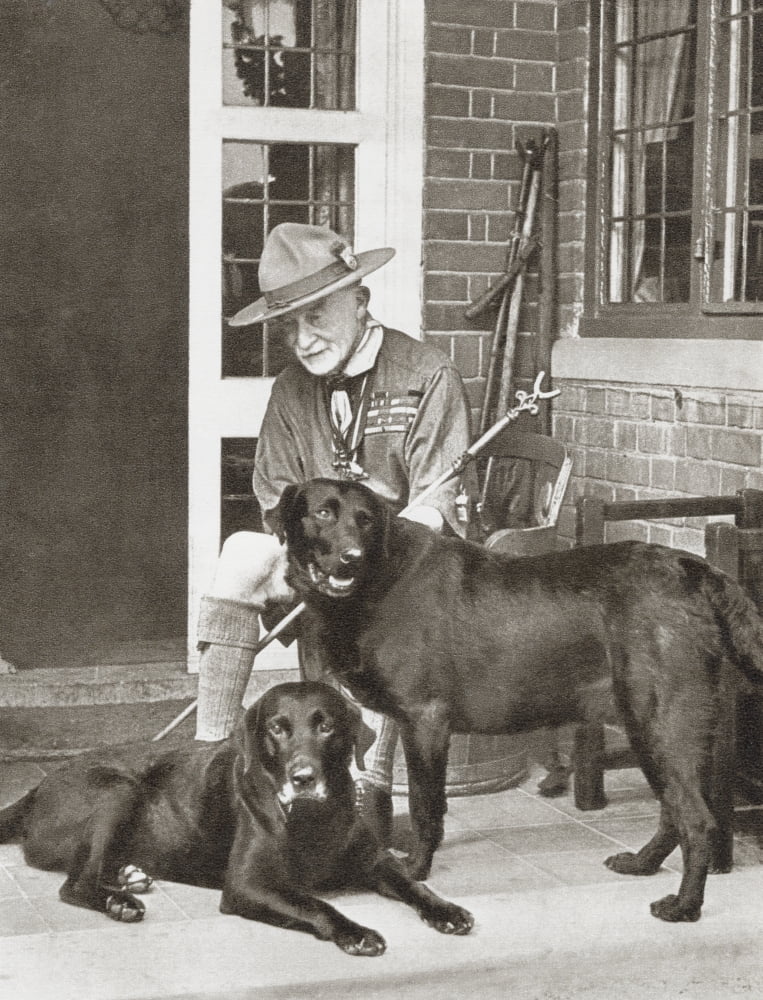 Robert Stephenson Smyth Baden-Powell 1St Baron Baden-Powell 1857 Canvas Art - Ken Welsh Design Pics (13 x 17)