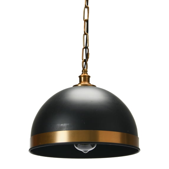 Robert Stevenson Lighting Robert Stevenson Lighting Hensley - Metal Ceiling Light, Black and Bronze
