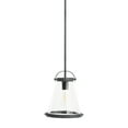 thumbnail image 1 of Robert Stevenson Lighting Robert Stevenson Lighting Wesley - Metal and Seedy Glass Ceiling Light, Distressed Zinc, 1 of 7