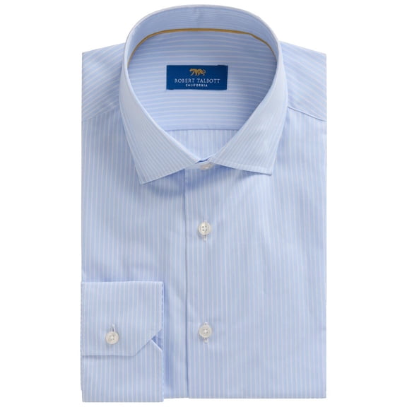 Robert Talbott mens  Reynolds Twill Multi Stripe Dress Shirt, 14.5-S