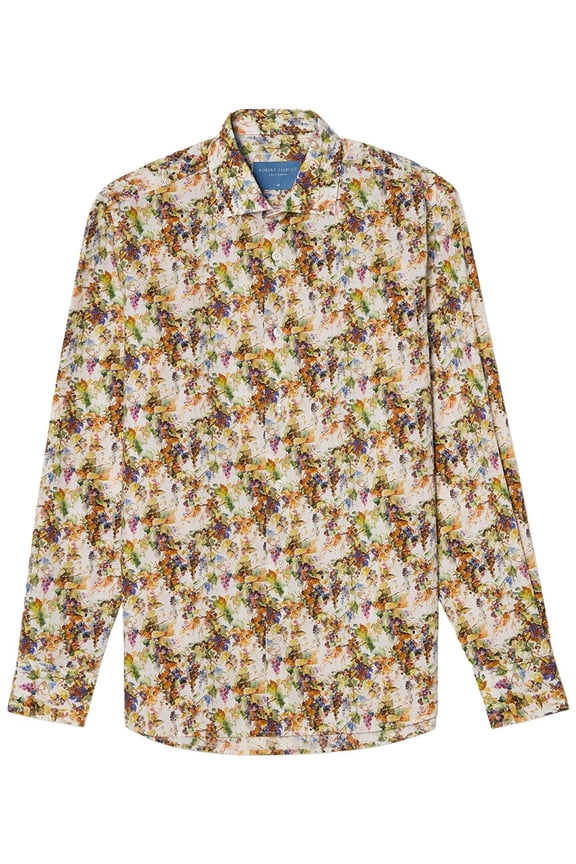 mens Reynolds Vineyard Print Poplin Shirt, XXL