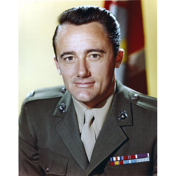 Robert Vaughn in Army Uniform Photo Print (8 x 10)