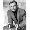thumbnail image 1 of Robert Vaughn leaning on a television set Photo Print (8 x 10), 1 of 1
