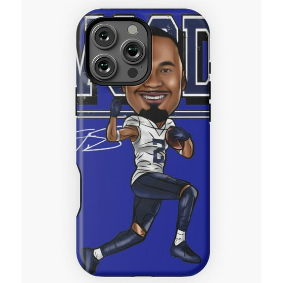 Robert Woods Cartoon Football Art Phone Case for iPhone 16 15 14 13 12 11 Pro Max