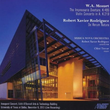 Robert X. Rodriguez - De Rerum Natura - Music & Performance - CD
