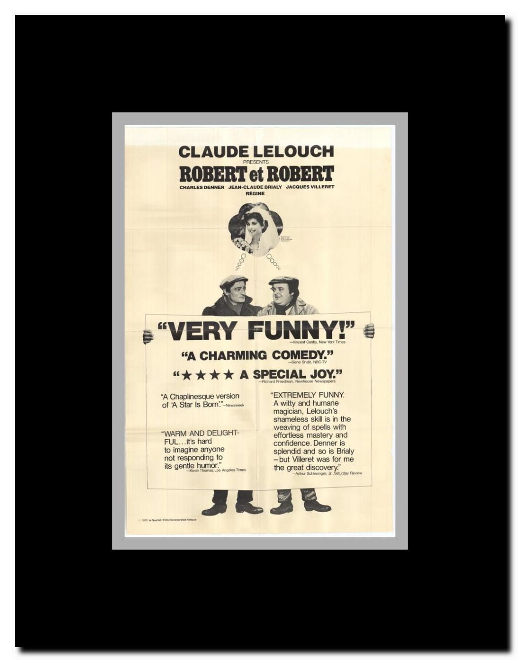 Robert et Robert Framed Movie Poster