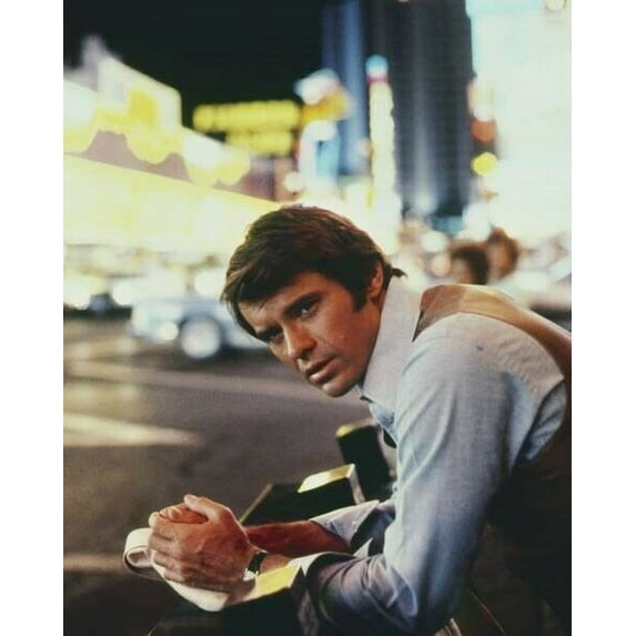Robert urich as Dan Tana posing on the Strip Vegas TV series 16x20 inch Poster
