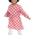 thumbnail image 1 of Roberta Roller Rabbit Girls Jemina Kurta 8 Years Red, 1 of 2