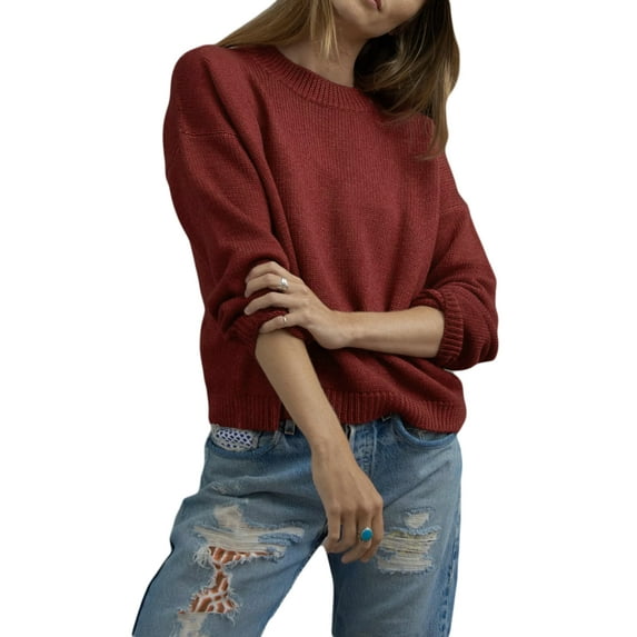 Roberta Roller Rabbit Women's Ankur Sweater Small Blush/Burgundy