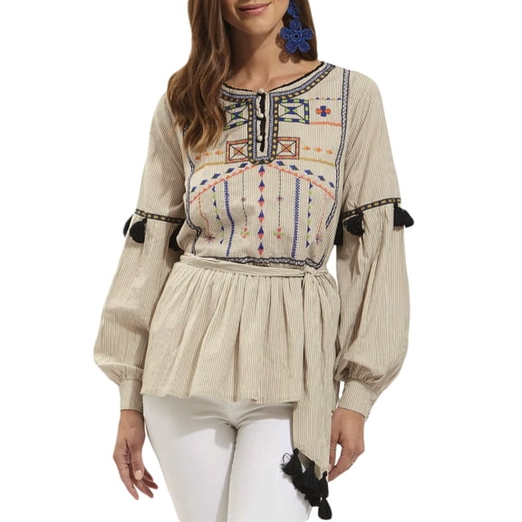 Roberta Roller Rabbit Women's Asmae Top X-Small Sand