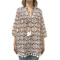 thumbnail image 1 of Roberta Roller Rabbit Women's Banta Serafina Tunic Small Magenta, 1 of 2