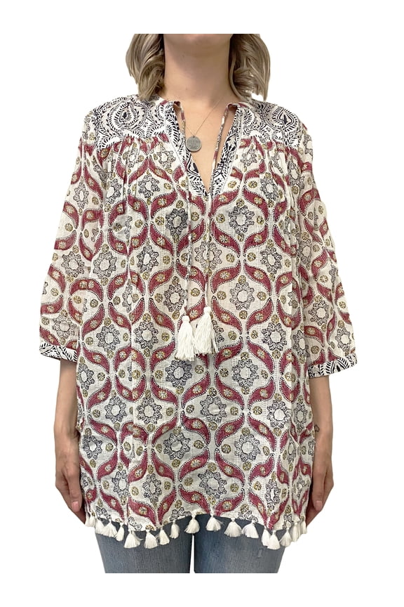 Roberta Roller Rabbit Women's Banta Serafina Tunic Small Magenta