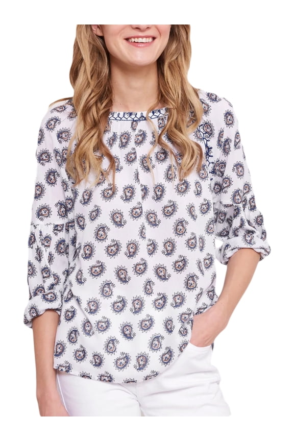 Roberta Roller Rabbit Women's Bennet Dinna Top Medium White