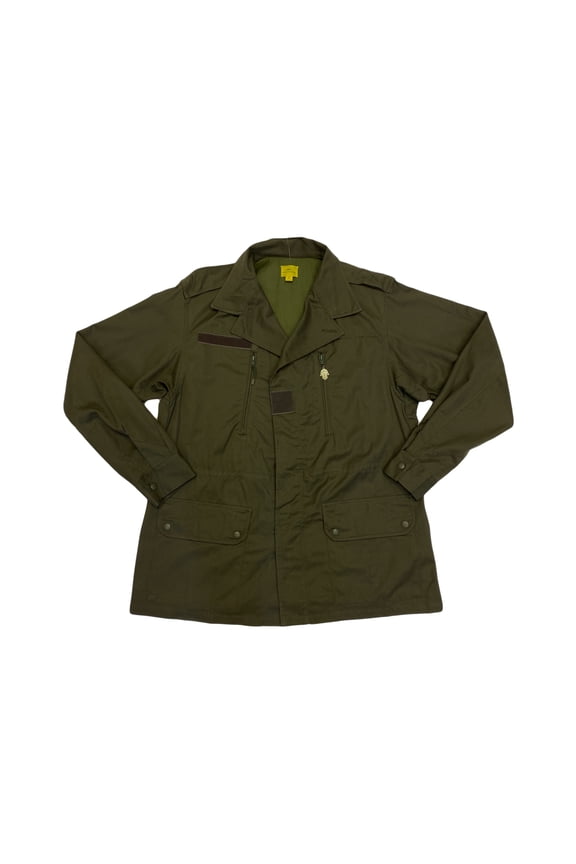 Roberta Roller Rabbit Women's Embroidered Army Jacket Large Olive Green